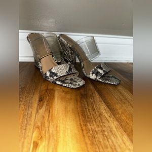 Vince Camuto snakeskin heels
